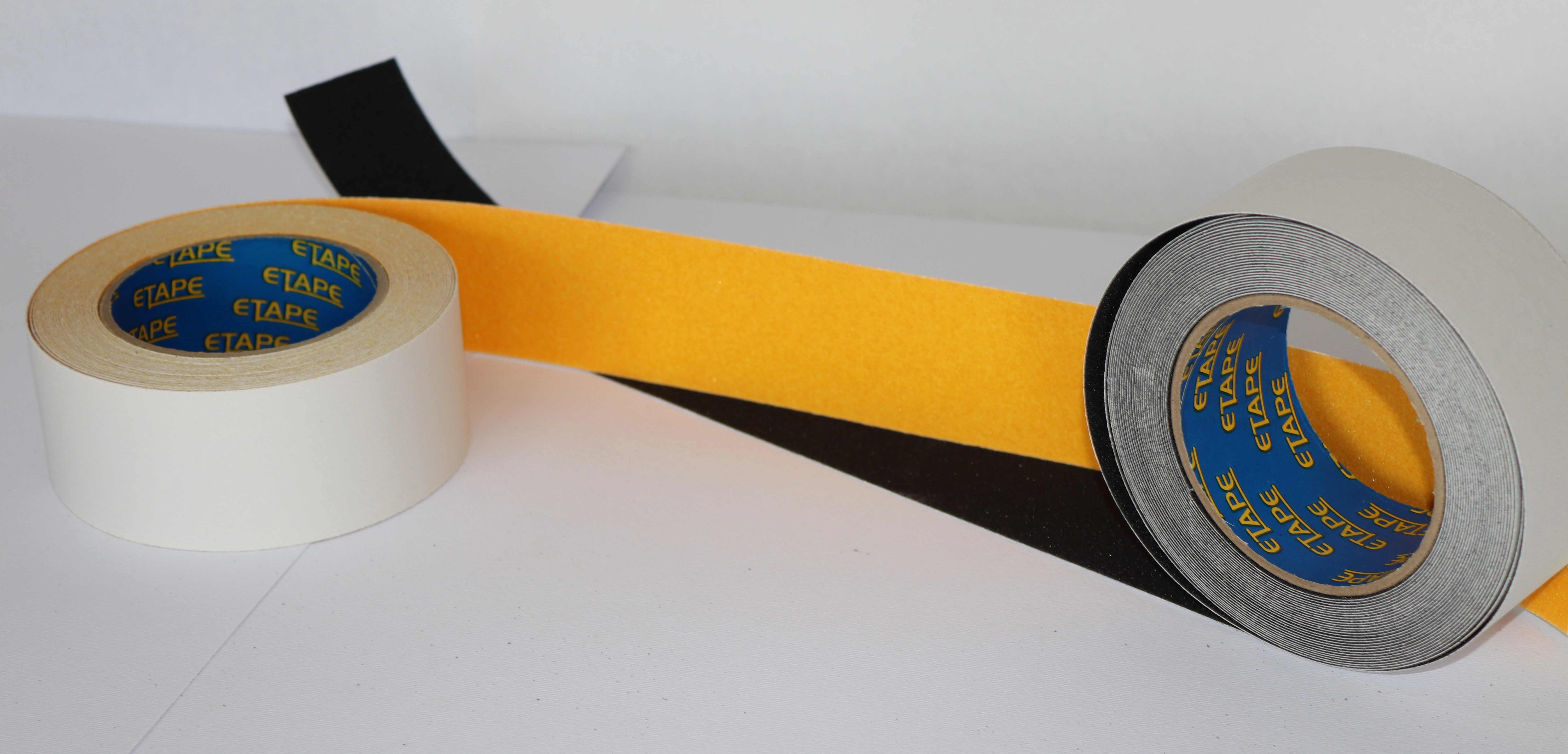 Safety walk tape used to quick resolutions of problematic slippery surfaces sold by Easitape