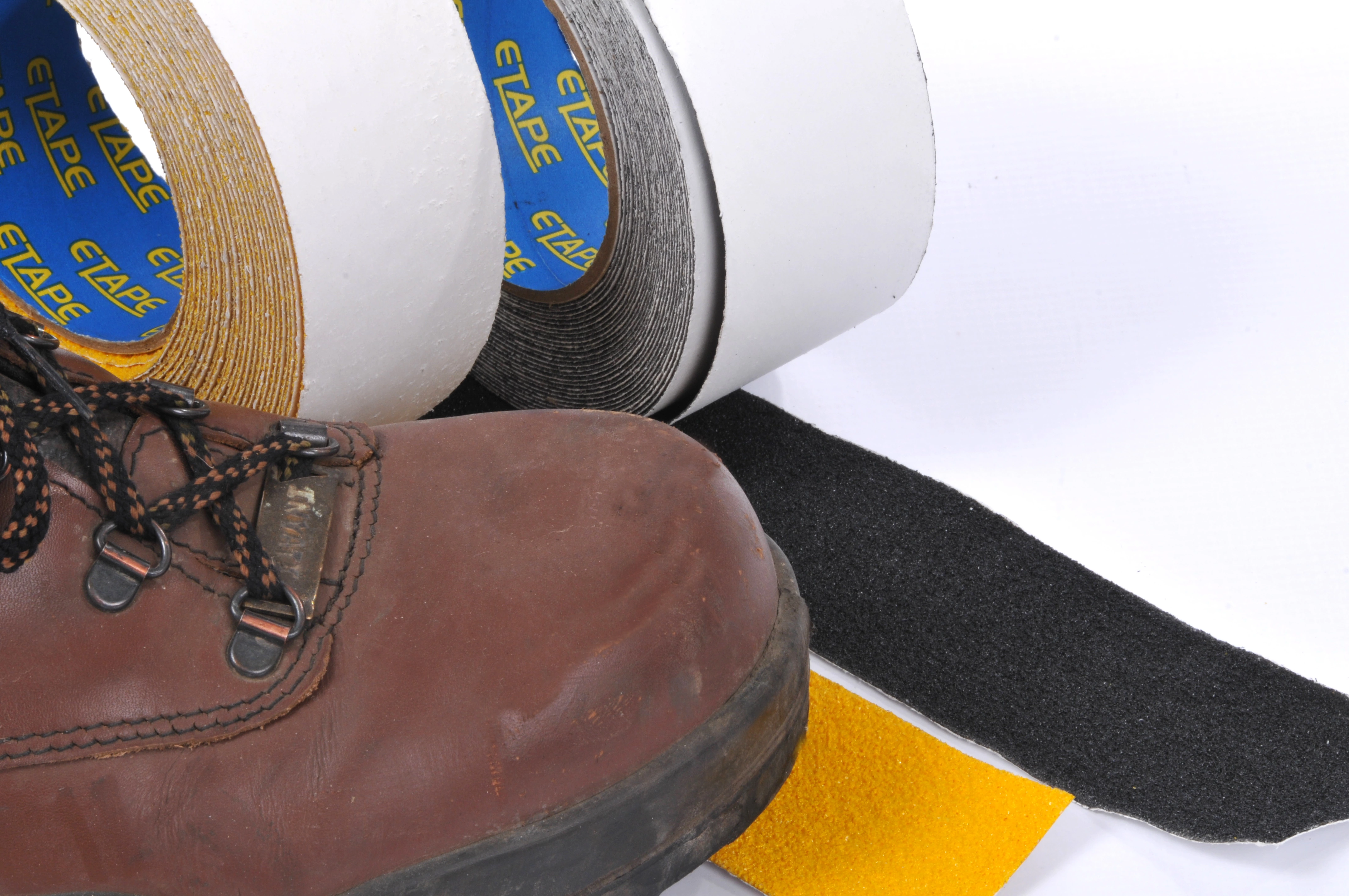 Safety walk tape used to quick resolutions of problematic slippery surfaces sold by Easitape