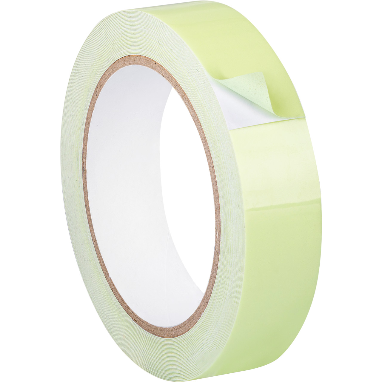 Glow in the dark tape shown off in different widths sold by Easitape